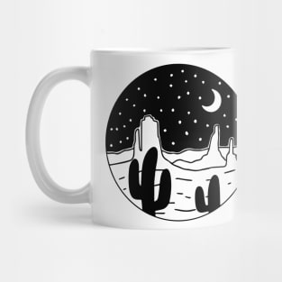 Nature Desert Cosmic Night Mug